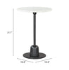 Whammy Side Table White & Black - Cozy Roots Decor