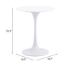 Wilco Side Table White - Cozy Roots Decor