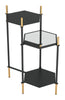 William Side Table Black & Gold - Cozy Roots Decor