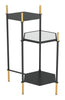 William Side Table Black & Gold - Cozy Roots Decor