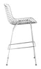 Wire Barstool (Set of 2) Chrome - Cozy Roots Decor