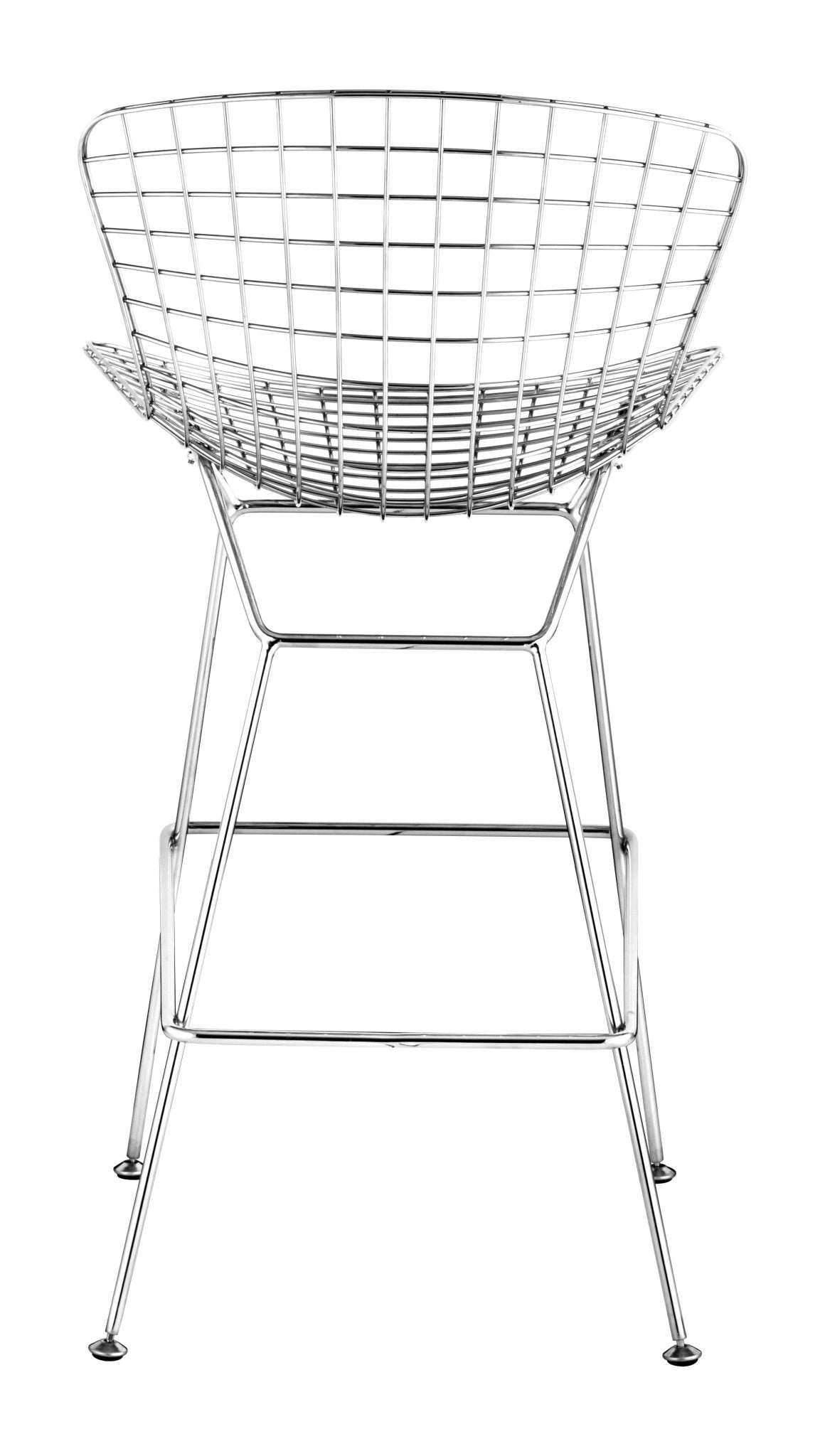 Wire Barstool (Set of 2) Chrome - Cozy Roots Decor
