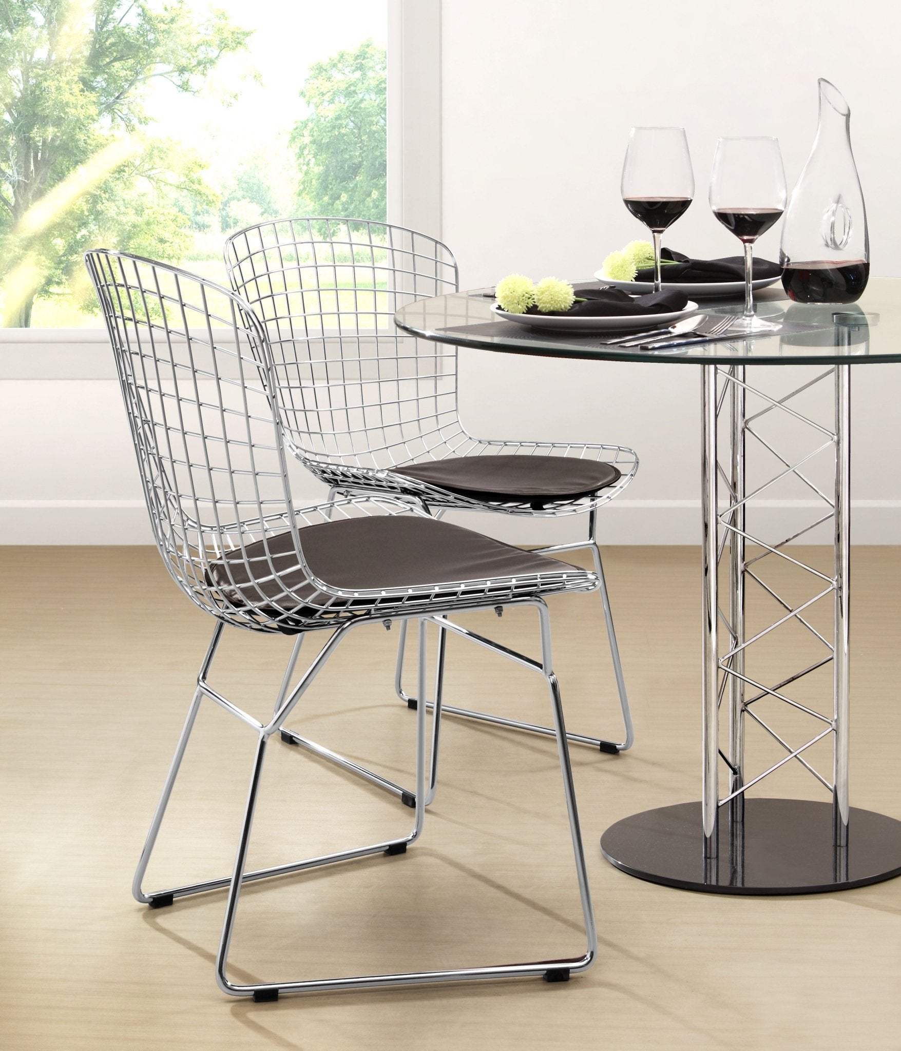 Wire Chair Cushion Espresso - Cozy Roots Decor