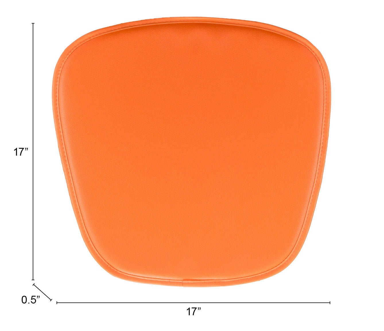 Wire Chair Cushion Orange - Cozy Roots Decor