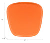 Wire Chair Cushion Orange - Cozy Roots Decor