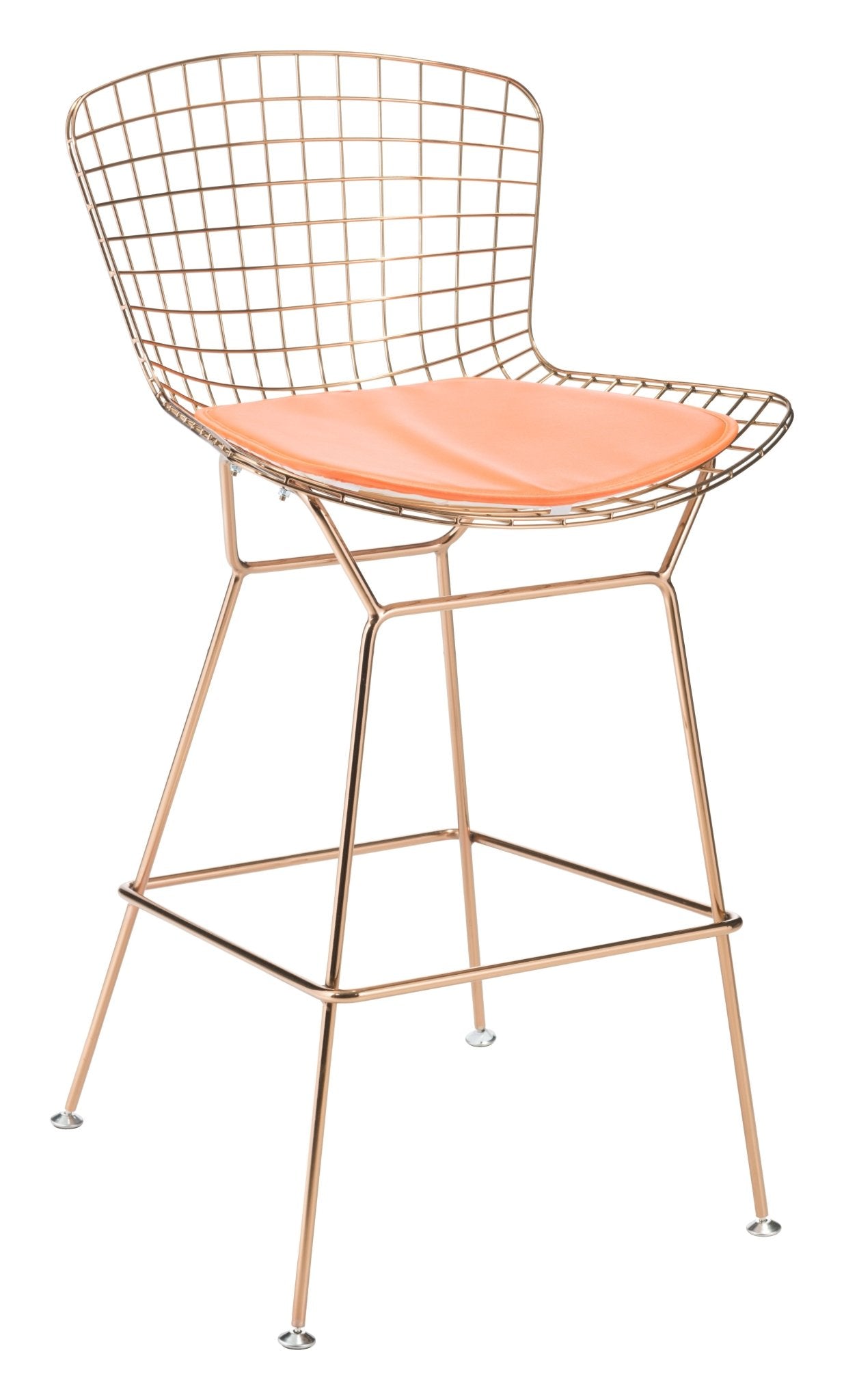 Wire Chair Cushion Orange - Cozy Roots Decor