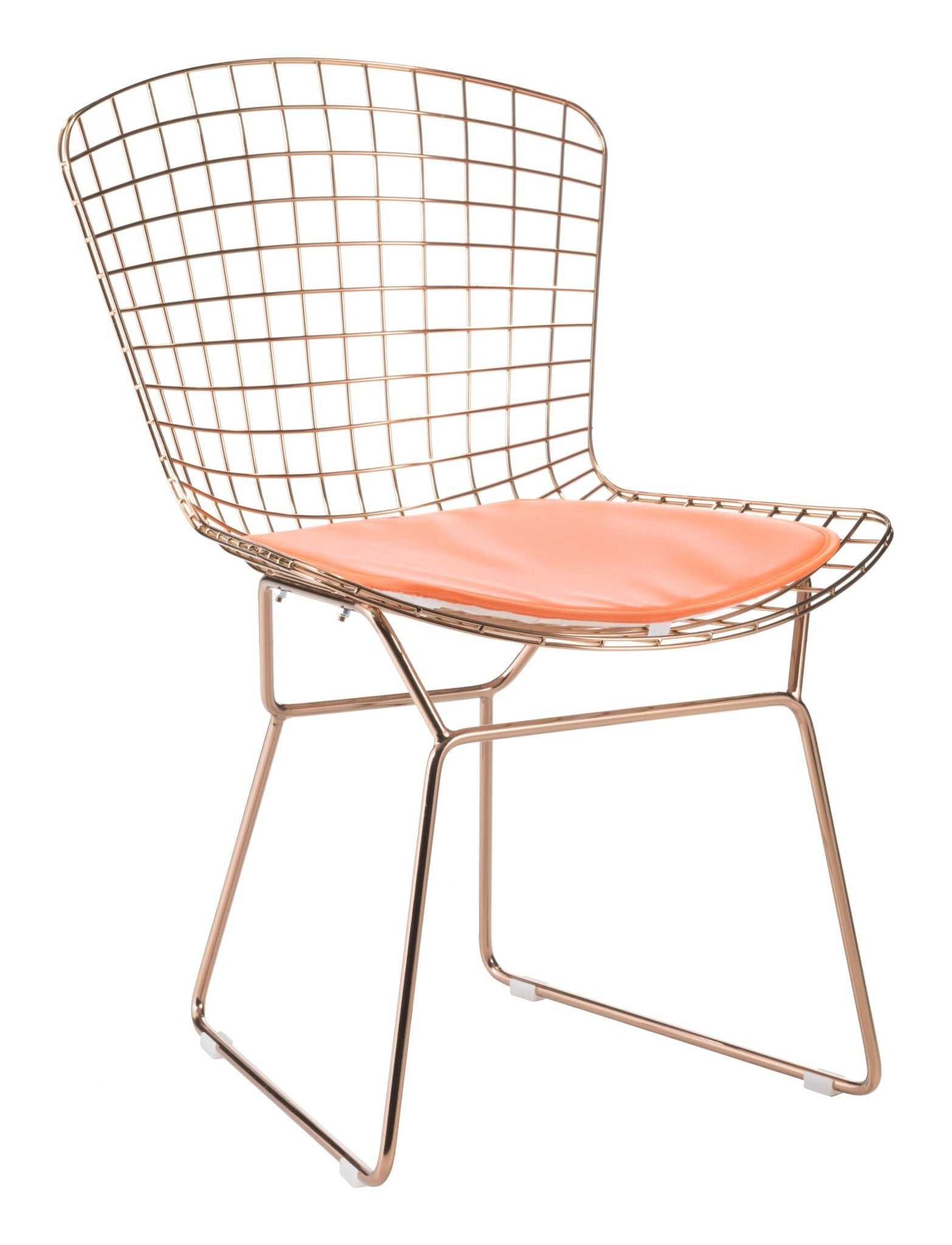 Wire Chair Cushion Orange - Cozy Roots Decor