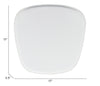 Wire Chair Cushion White - Cozy Roots Decor