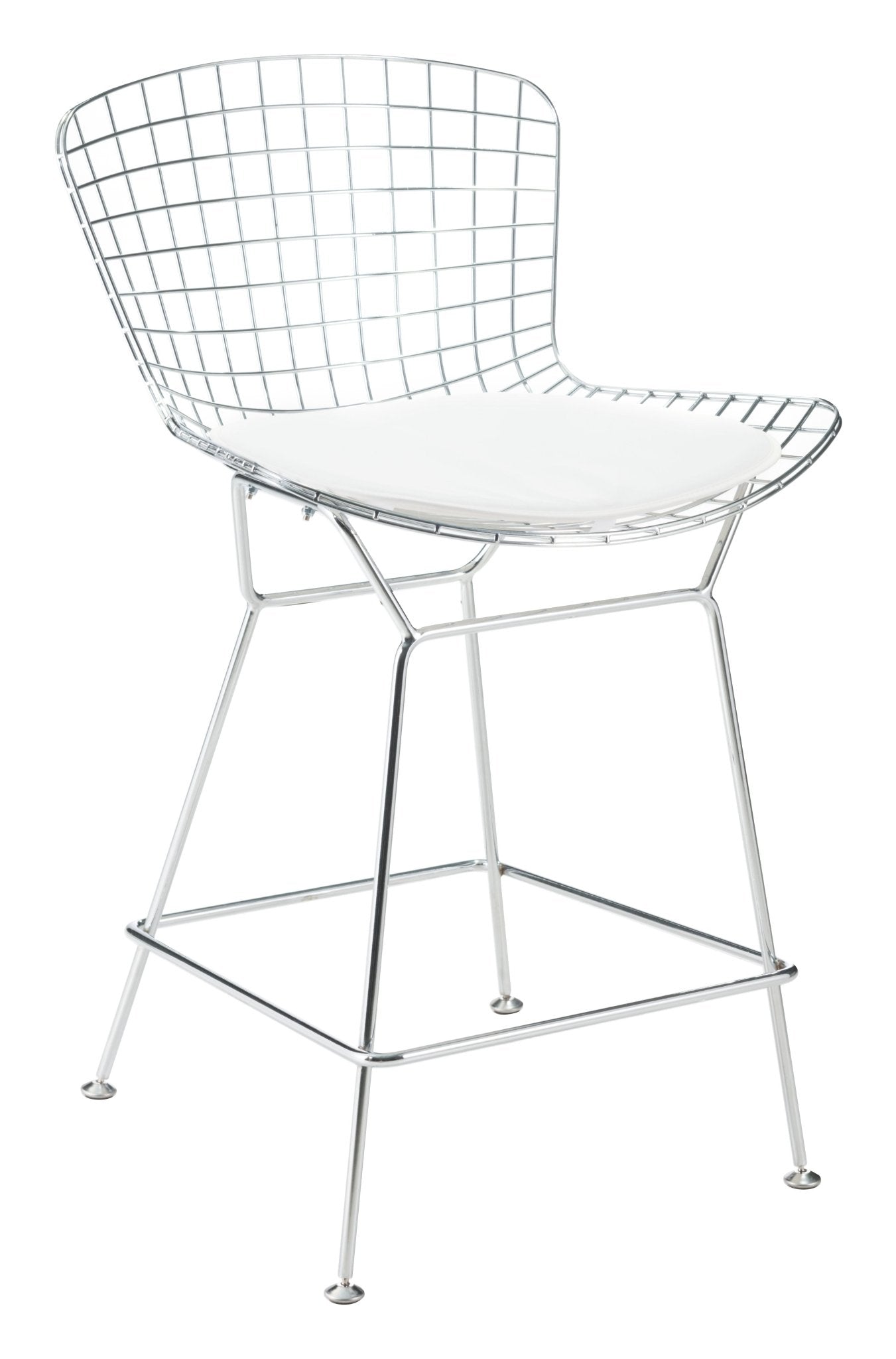 Wire Chair Cushion White - Cozy Roots Decor