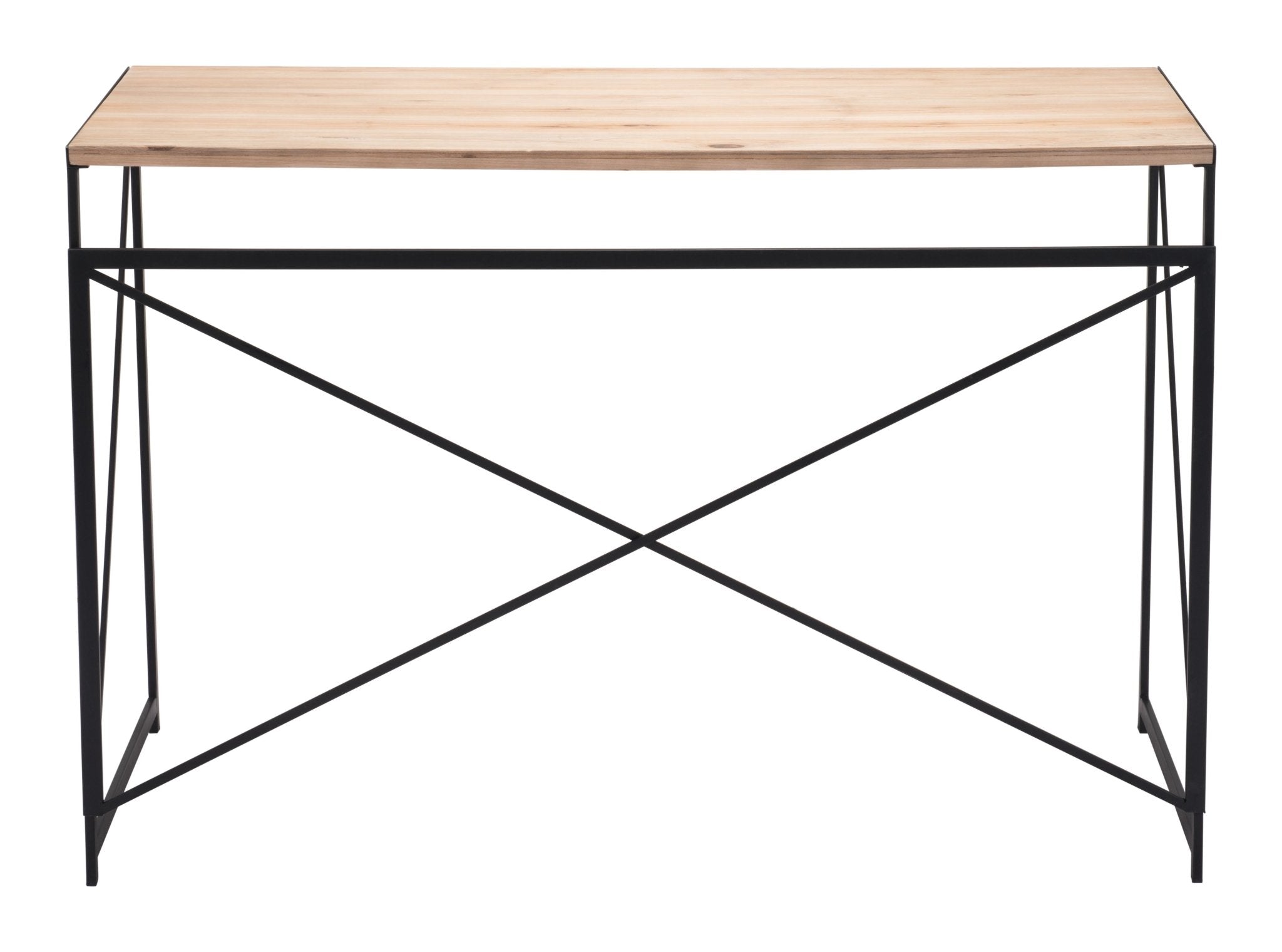 Yazmine Desk Natural & Black - Cozy Roots Decor