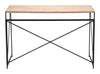 Yazmine Desk Natural & Black - Cozy Roots Decor