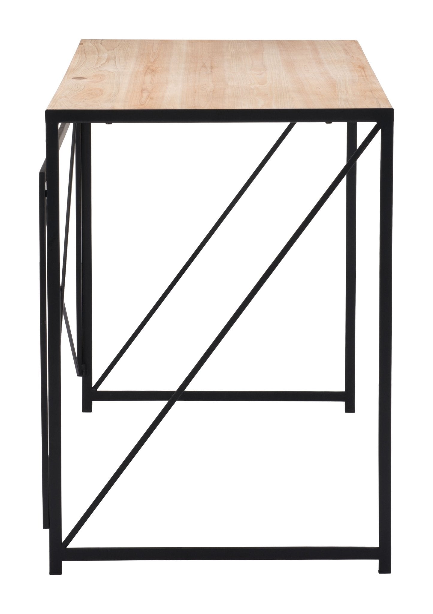 Yazmine Desk Natural & Black - Cozy Roots Decor