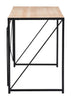 Yazmine Desk Natural & Black - Cozy Roots Decor