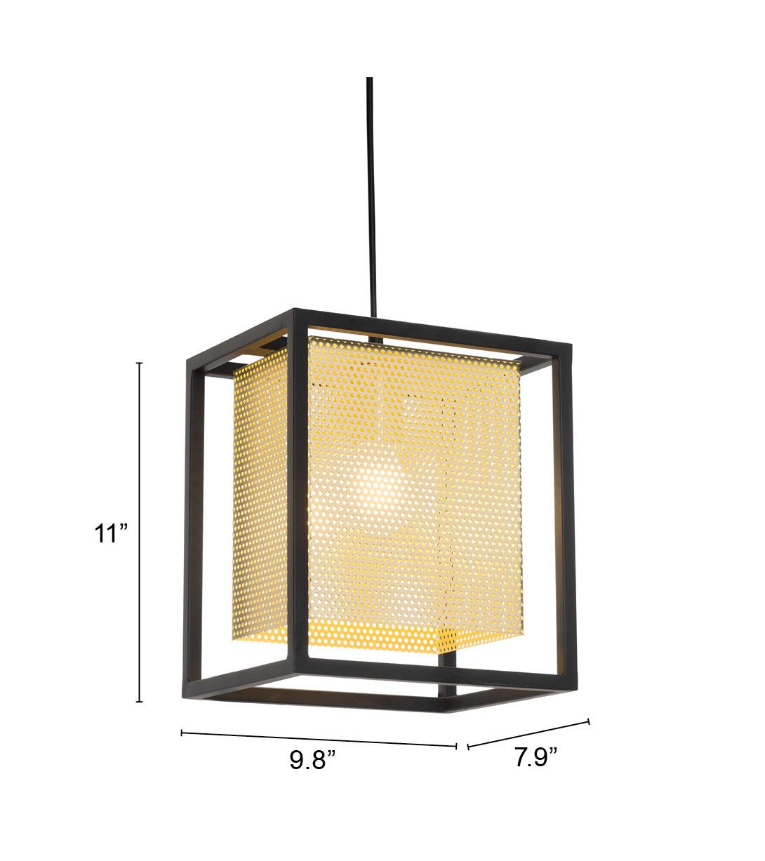 Yves Ceiling Lamp Gold & Black - Cozy Roots Decor