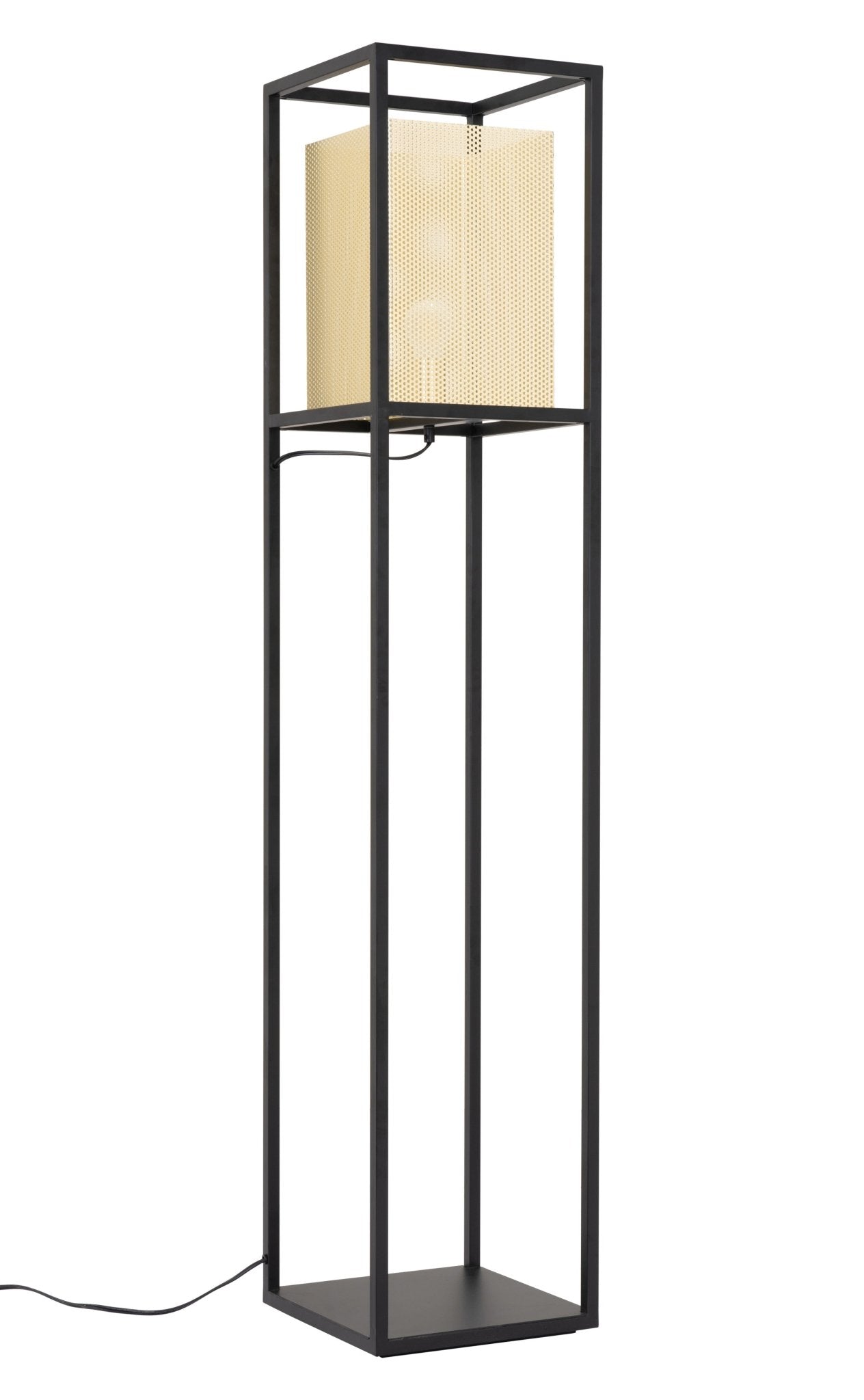 Yves Floor Lamp Gold & Black - Cozy Roots Decor