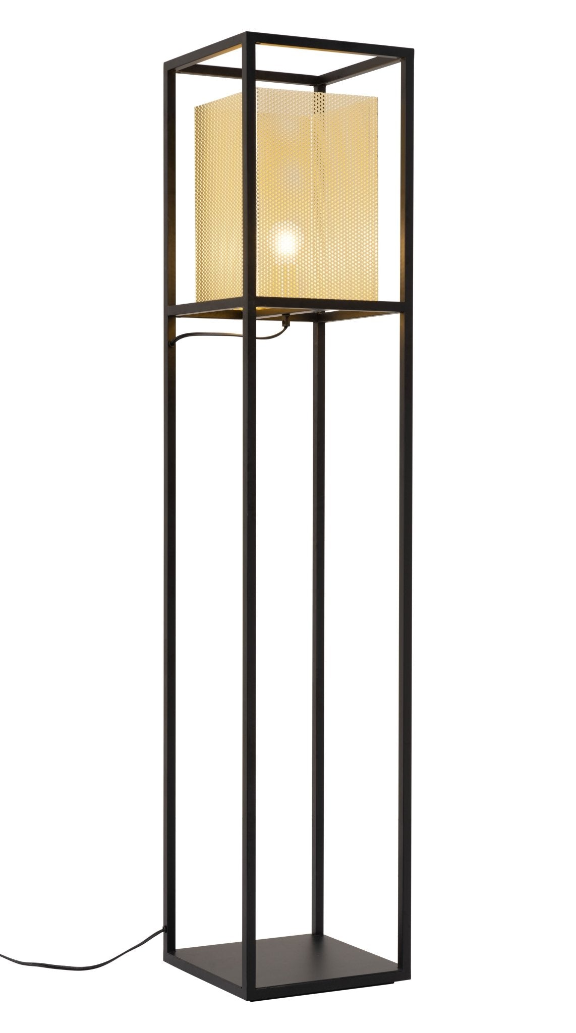 Yves Floor Lamp Gold & Black - Cozy Roots Decor