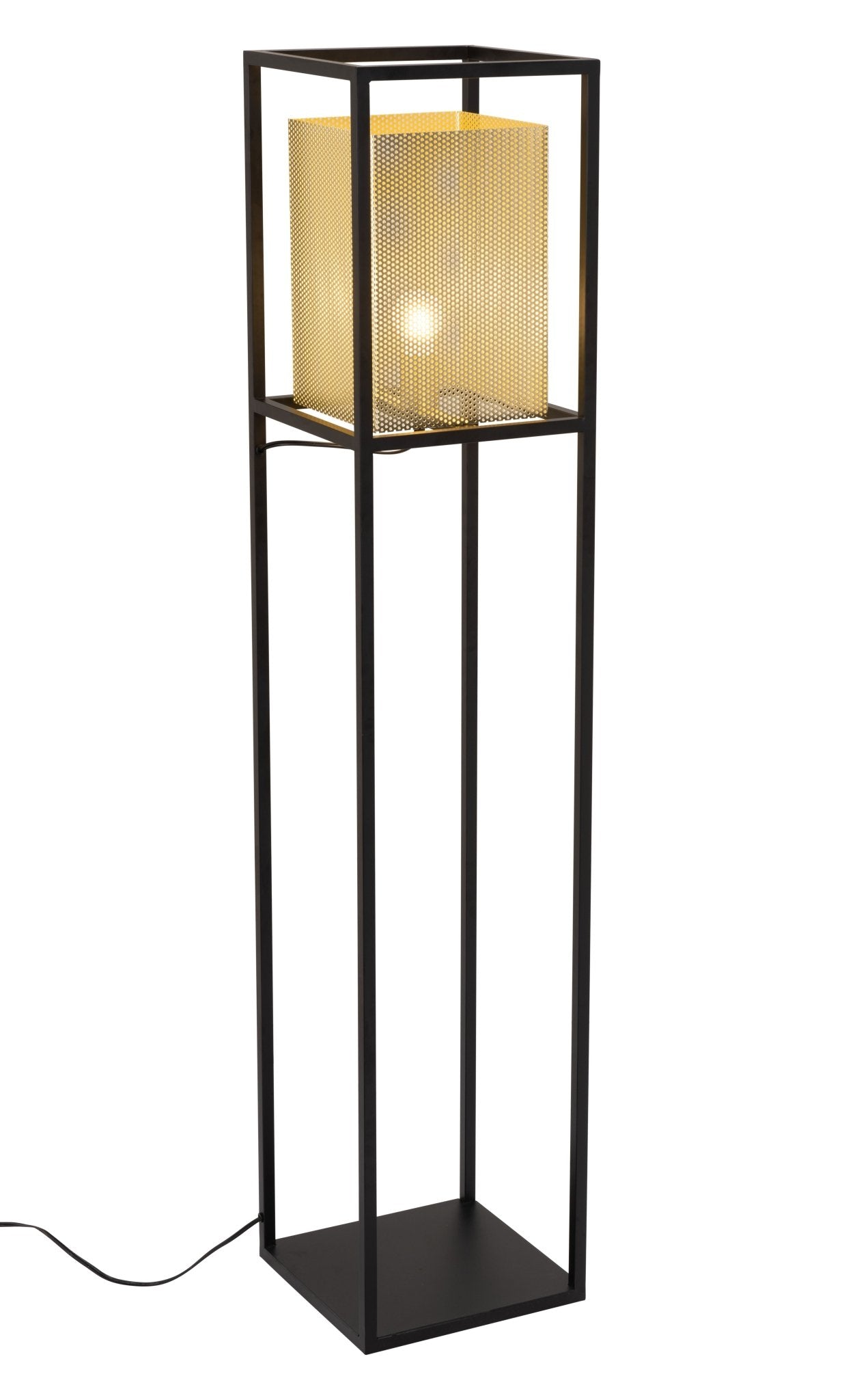 Yves Floor Lamp Gold & Black - Cozy Roots Decor