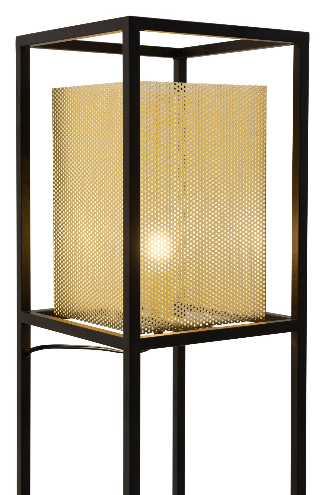 Yves Floor Lamp Gold & Black - Cozy Roots Decor