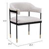 Zadar Dining Chair Misty Gray - Cozy Roots Decor