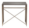Zemo Desk Gray & Antique Bronze - Cozy Roots Decor