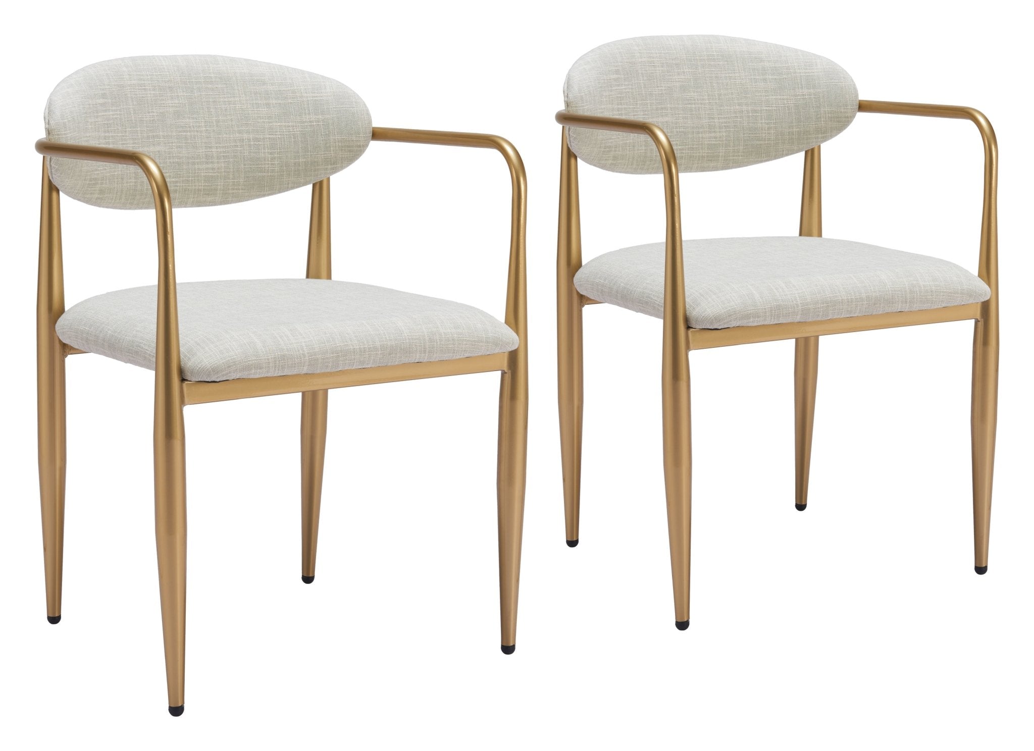 Zens Dining Chair (Set of 2) Quill Gray - Cozy Roots Decor