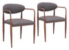 Zens Dining Chair (Set of 2) Truffle Gray - Cozy Roots Decor