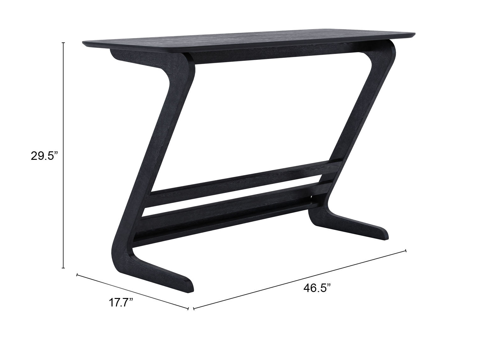 Zoroastria Desk Black - Cozy Roots Decor