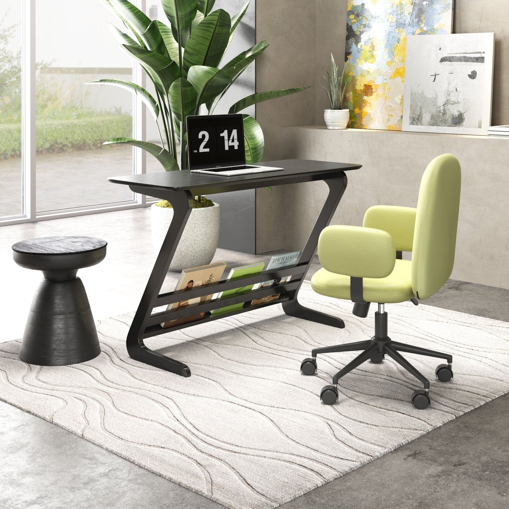 Zoroastria Desk Black - Cozy Roots Decor