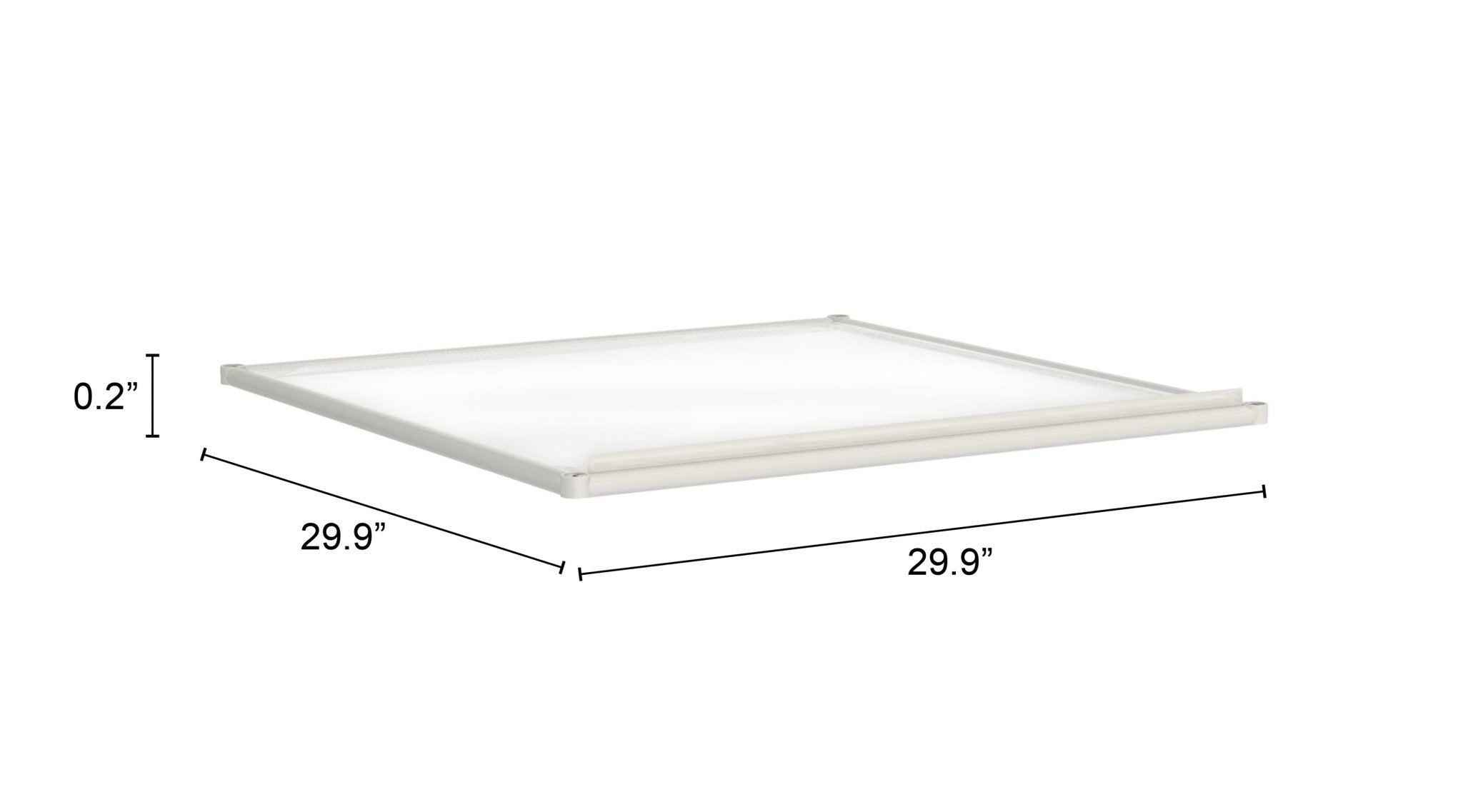 Zuo Adjustable Shelf Light Gray - Cozy Roots Decor